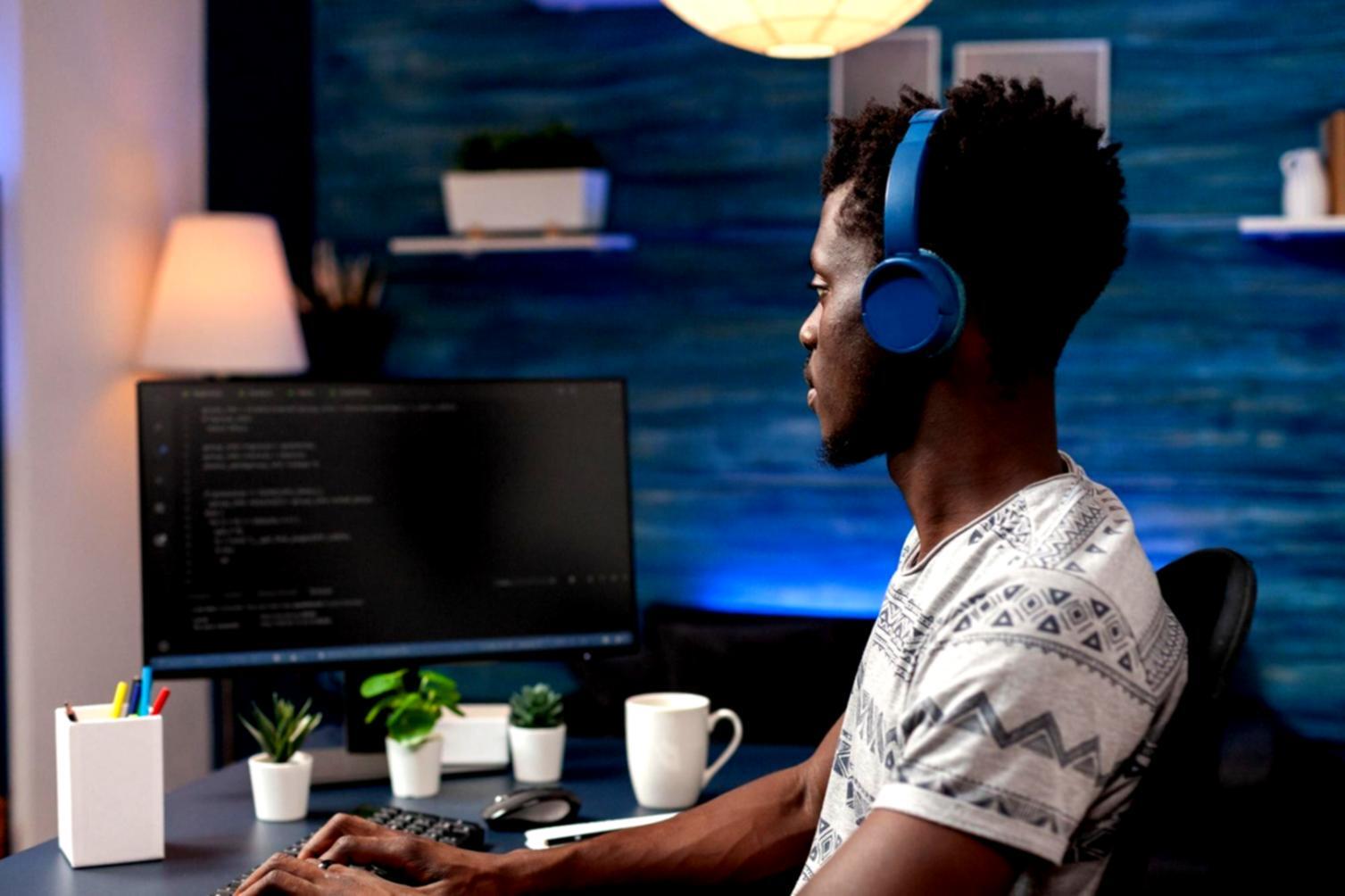 AR VR gameplay testing workspace with multiple headsets and monitoring equipment